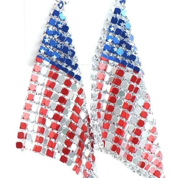 PATRIOTIC VERMEIL EARRINGS FOR 4TH OF JULY NWT Jewelry - PATRIOTIC VERMEIL EARRINGS FOR 4TH OF JULY NWT